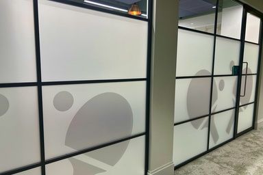 Printed window film with custom design